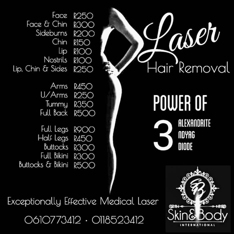 Skin & Body International Lenasia Laser Hair Removal Services Beauty4Me