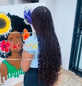 Braids with Curly Ends